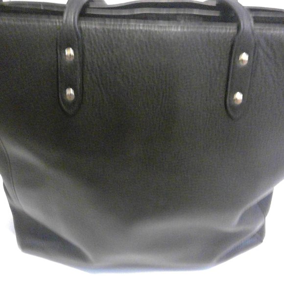 Coach Black Leather Carryall - Picture 7 of 7